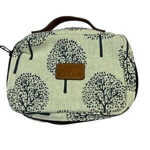 Ellia teeny storage pouch. Adorable. Looks like a little suitcase.